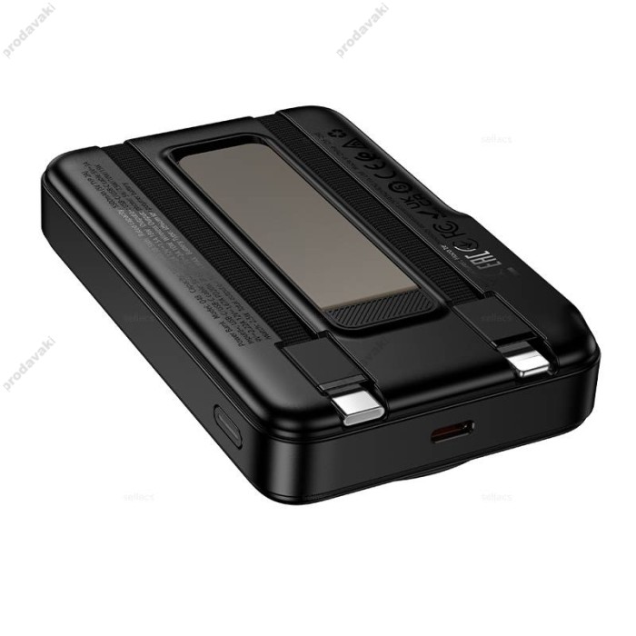 Повербанк портативний акумулятор Power bank Hoco Q48 Core magnetic PD 20W 10000 mAh Black