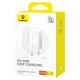 Мережевий зарядний пристрій Baseus GaN5S Fast Charger 30W White P10162504213-00