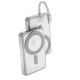 Повербанк портативний акумулятор Power bank Wiwu Wi-P056 Magnetic MagSafe магнітний 10000 mAh Silver