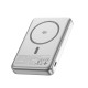 Повербанк портативний акумулятор Power bank Wiwu Wi-P090 Magnetic MagSafe магнітний 10000 mAh Silver