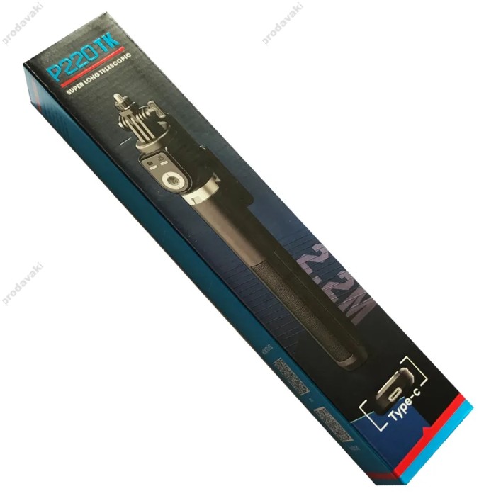 Монопод-трипод CH P220TK PRO Series Bluetooth з пультом 2.20m Black