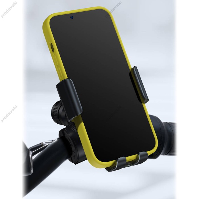 Тримач телефону для велосипеда/мотоцикла BASEUS Smart Solar Power Wireless Cycling Electric Holder IP54 SUZG010001