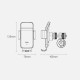 Тримач телефону для велосипеда/мотоцикла BASEUS Smart Solar Power Wireless Cycling Electric Holder IP54 SUZG010001