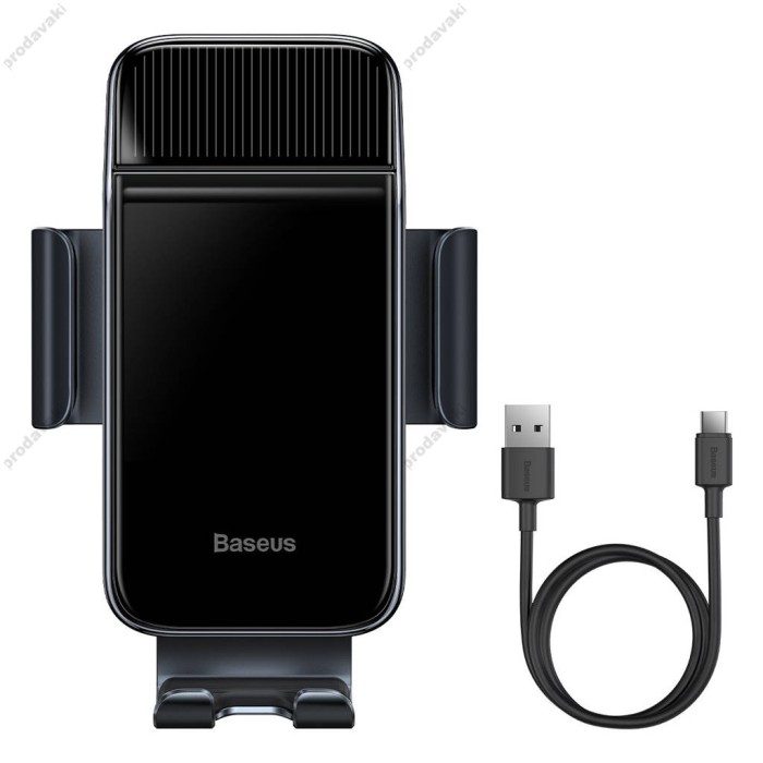 Тримач телефону для велосипеда/мотоцикла BASEUS Smart Solar Power Wireless Cycling Electric Holder IP54 SUZG010001