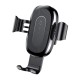 Автомобільний тримач із бездротовою зарядкою Baseus Gravity with wireless charger 10w Black WXYL-01