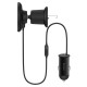 Автомобільний тримач із бездротовою зарядкою Baseus CW01 Magnetic Wireless 15W (+АЗУ Type-c 25W) Black C40141000111-00