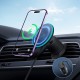 Автомобільний тримач із бездротовою зарядкою Baseus CW01 Magnetic Wireless 15W (+АЗУ Type-c 25W) Black C40141000111-00