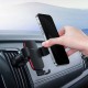 Автомобільний тримач Baseus Metal Age Ⅱ Gravity Car Mount (Air Outlet Version) Black SUJS000001