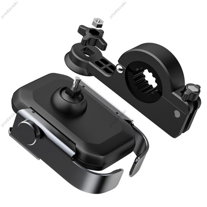 Тримач телефону для велосипеда/мотоцикла Baseus Armor Motorcycle holder (Applicable for bicycle) Black SUKJA-01