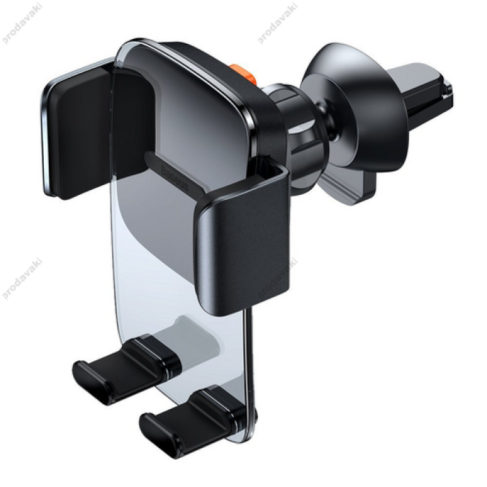Автомобільний тримач Baseus Easy Control Clamp Car Mount Holder (Air Outlet Version) Black SUYK000101