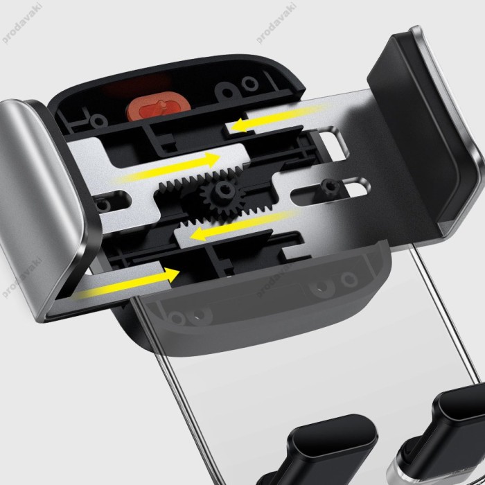 Автомобільний тримач Baseus Easy Control Clamp Car Mount Holder (Air Outlet Version) Black SUYK000101