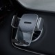 Автомобільний тримач Baseus Easy Control Clamp Car Mount Holder (Applicable to Round Air Outlet) Black SUYK000201