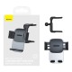 Автомобільний тримач Baseus Easy Control Clamp Car Mount Holder (Applicable to Round Air Outlet) Black SUYK000201