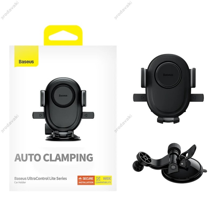 Автомобільний тримач Baseus UltraControl Lite Series Car Holder Cluster Black C40351700111-00