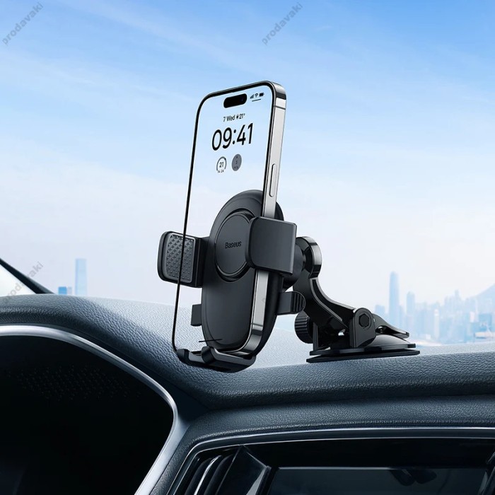 Автомобільний тримач Baseus UltraControl Lite Series Car Holder Cluster Black C40351700111-00