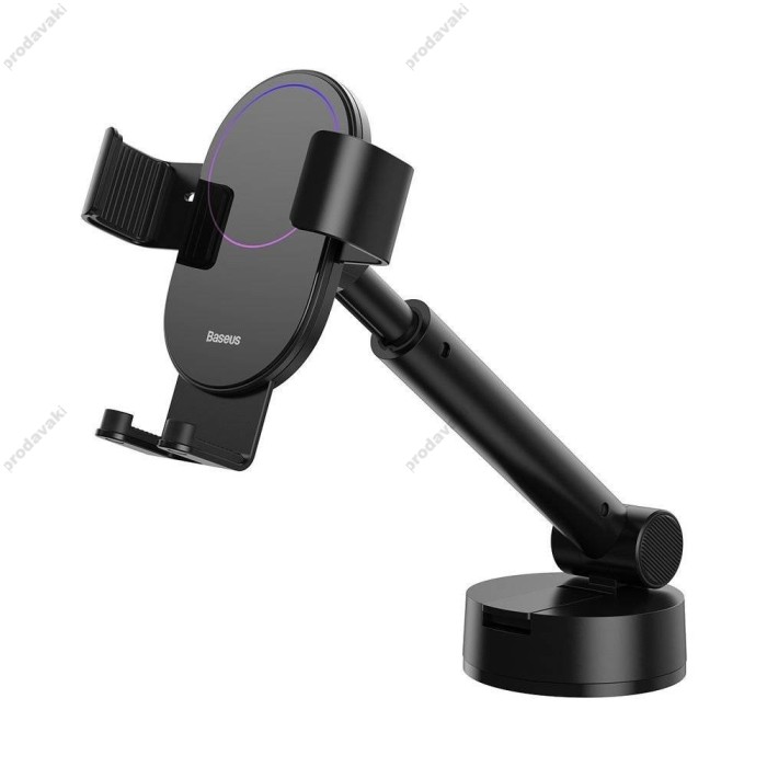 Автомобільний тримач Baseus Simplism gravity car mount holder with suction base Black SUYL-JY01