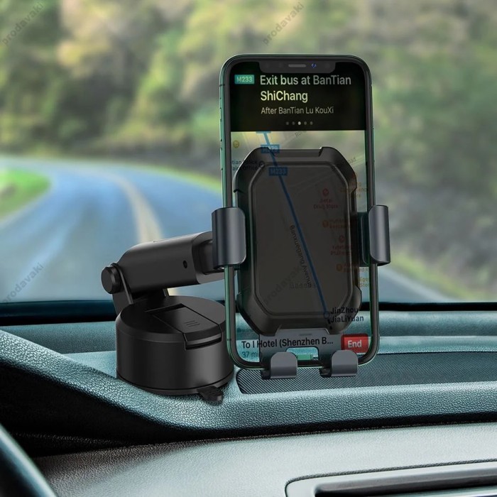 Автомобільний тримач Baseus Tank gravity car mount holder with suction base Black SUYL-TK01
