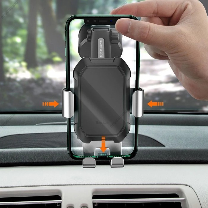 Автомобільний тримач Baseus Tank gravity car mount holder with suction base Black SUYL-TK01