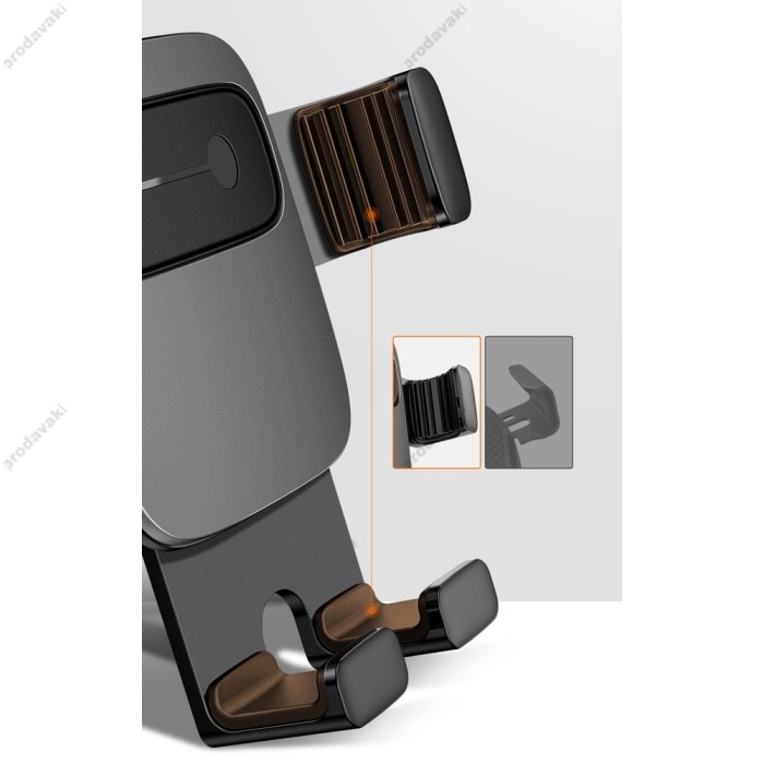 Автомобільний тримач Baseus Cube Gravity Vehicle-Mounted Holder Black SUYL-FK01