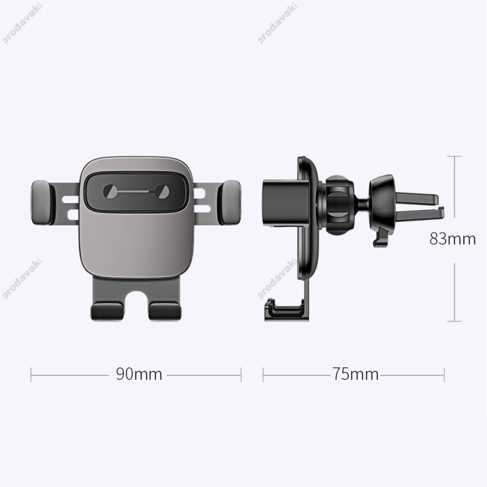 Автомобільний тримач Baseus Cube Gravity Vehicle-Mounted Holder Black SUYL-FK01