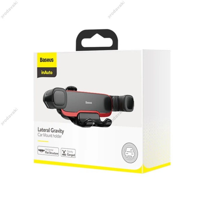 Автомобільний тримач Baseus Mr Hui Gravity Car Mount Black SUYL-HU01