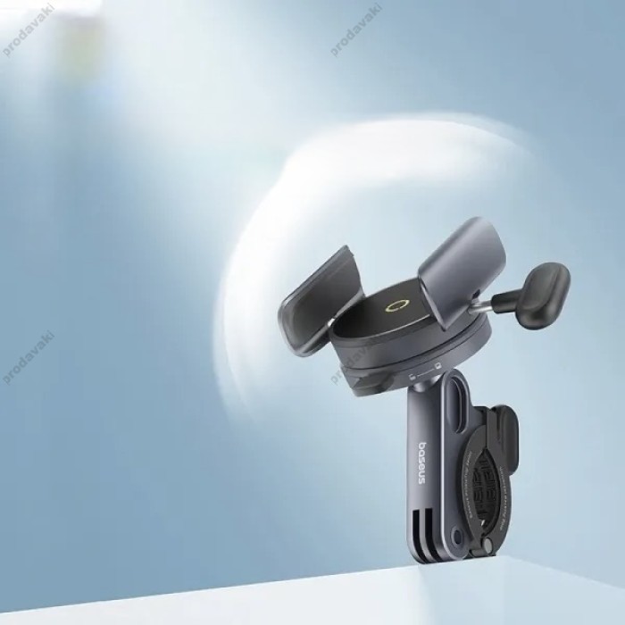Тримач телефону для велосипеда/мотоцикла Baseus PrimeTrip Series Magnetic Bike Phone Holder Black C40569000121-00