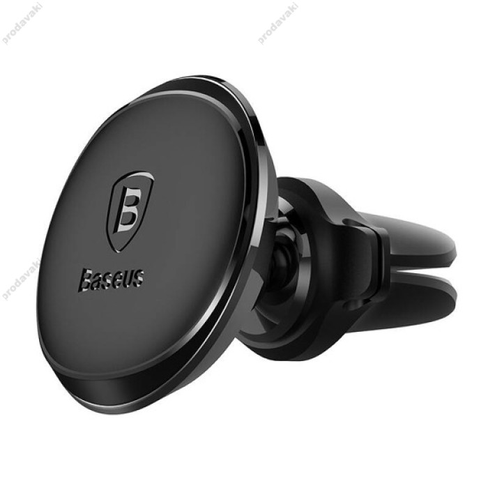 Автомобільний тримач Baseus Magnetic Air Vent Car Mount Holder Black SUGX-A01 (C40141201113-00)
