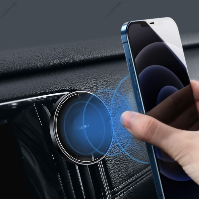 Автомобільний тримач Baseus NeoGravity Magnetic Car Mount (Dashboards and Air Outlets) Black C40141501113-00