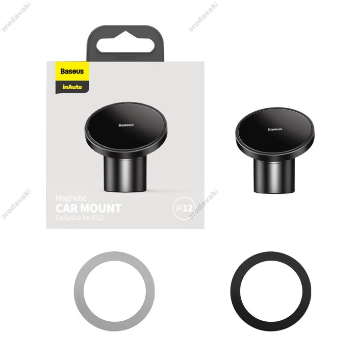 Автомобільний тримач Baseus NeoGravity Magnetic Car Mount (Dashboards and Air Outlets) Black C40141501113-00