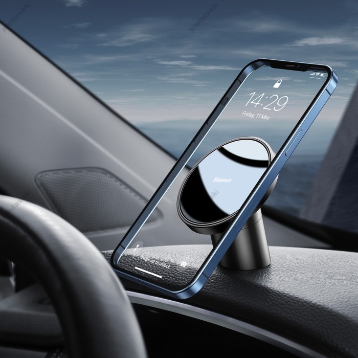 Автомобільний тримач Baseus NeoGravity Magnetic Car Mount (Dashboards and Air Outlets) Black C40141501113-00