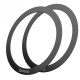 Пластини для магнітного тримача Baseus Halo Series Magnetic Metal Ring 2шт Black PCCH000001