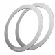 Пластини для магнітного тримача Baseus Halo Series Magnetic Metal Ring 2шт Silver PCCH000012