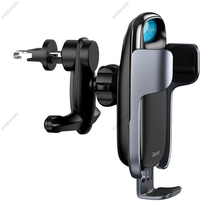 Автомобільний тримач із бездротовою зарядкою Baseus Milky Way Electric Bracket Wireless Charger 15W Black WXHW02-01