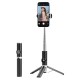Монопод-трипод CH P12S PRO Series Bluetooth з пультом 0.86m Black