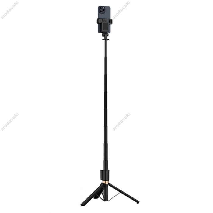 Монопод-трипод XO SS23 Smart Screen Projection Bluetooth Selfie Stick 1.7m Black
