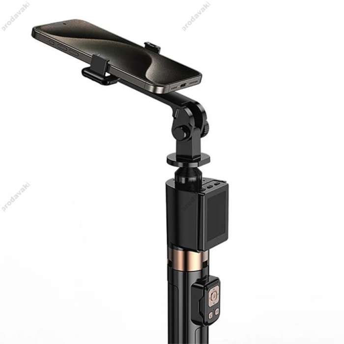 Монопод-трипод XO SS23 Smart Screen Projection Bluetooth Selfie Stick 1.7m Black