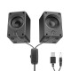 Комп'ютерна колонка Meetion MT-SP2011 Wired Meetion Speaker RGB 6W Black