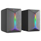 Комп'ютерна колонка Meetion MT-SP2011 Wired Meetion Speaker RGB 6W Black