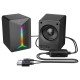 Комп'ютерна колонка Meetion MT-SP2011 Wired Meetion Speaker RGB 6W Black