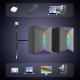 Комп'ютерна колонка Meetion MT-SP2011 Wired Meetion Speaker RGB 6W Black