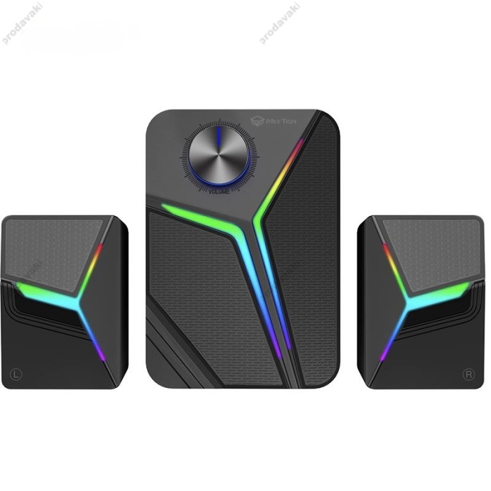 Комп'ютерна колонка Meetion MT-SP2111 Wired+Bluetooth Meetion Speaker RGB 11W Black