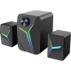 Комп'ютерна колонка Meetion MT-SP2111 Wired+Bluetooth Meetion Speaker RGB 11W Black