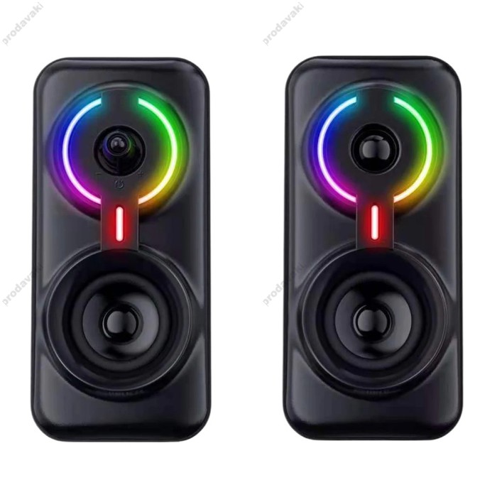 Комп'ютерна колонка ONIKUMA L6 Backlight RGB 10W Black