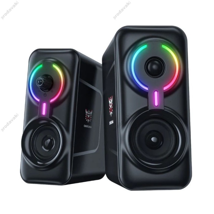 Комп'ютерна колонка ONIKUMA L6 Backlight RGB 10W Black