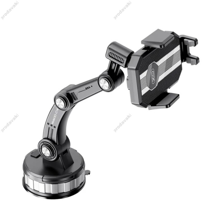 Автомобільний тримач XO C146 Suction Cup Rotating Cell Phone Holder Black