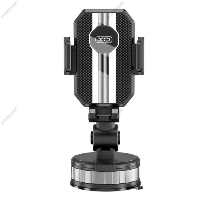 Автомобільний тримач XO C146 Suction Cup Rotating Cell Phone Holder Black