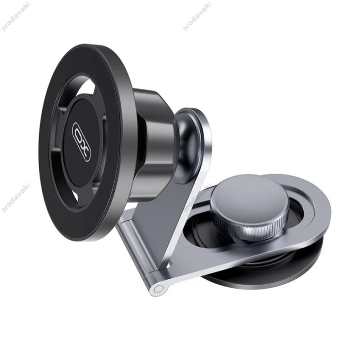 Автомобільний тримач XO C147 Metal Magnetic Car Holder Black