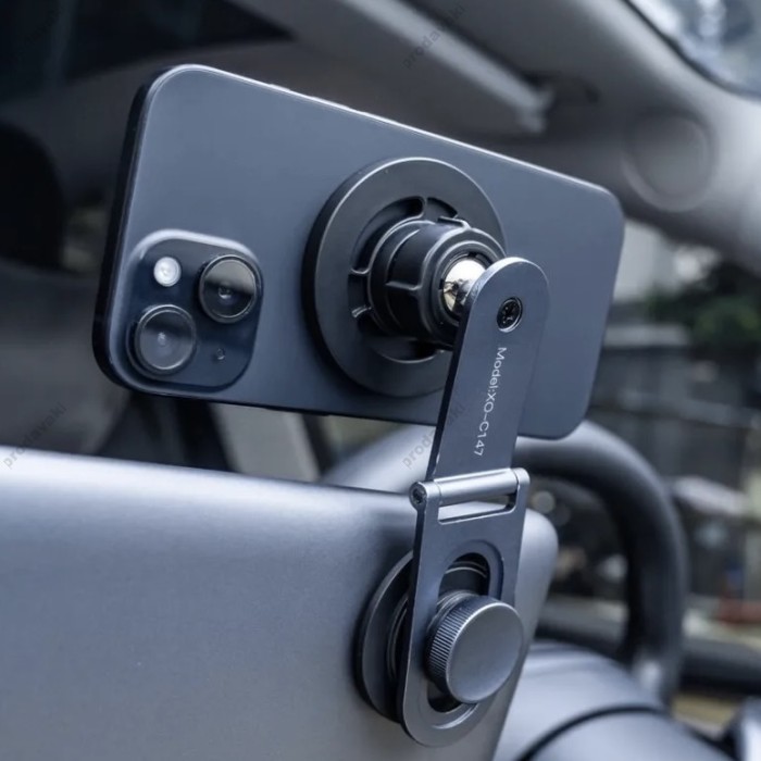 Автомобільний тримач XO C147 Metal Magnetic Car Holder Black