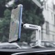 Автомобільний тримач XO C148 Metal Twin Bar 360° Rotating Magnetic Handse Silver