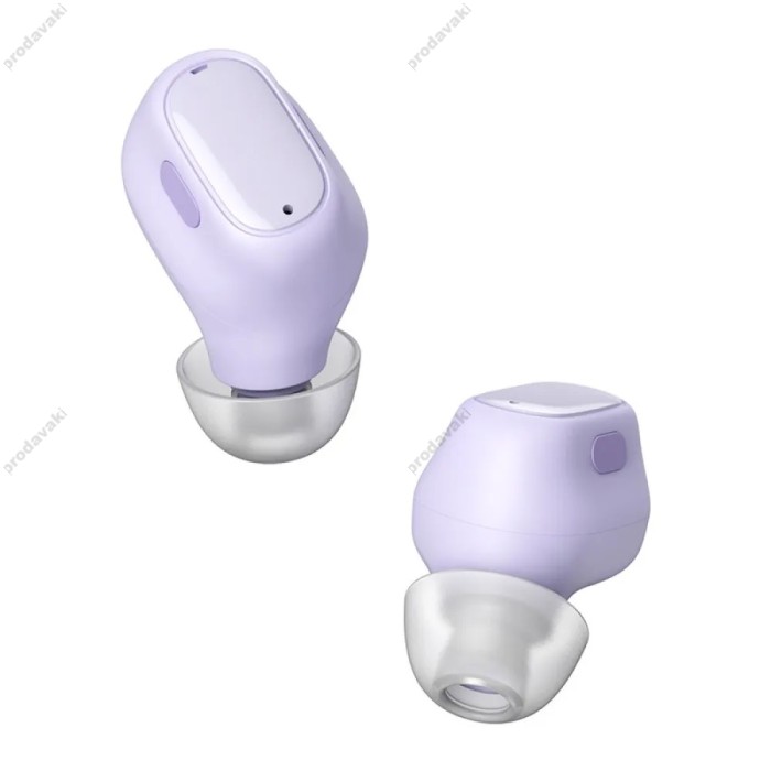 Бездротові Bluetooth навушники Baseus WM01 Encok True Wireless Earphones BT 5.3 Purple NGTW370005